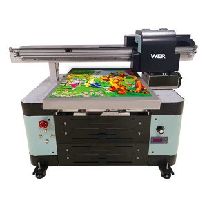 12 koloroj inkjet a2 aŭtomata tx6090 uv printilo platan printilon
